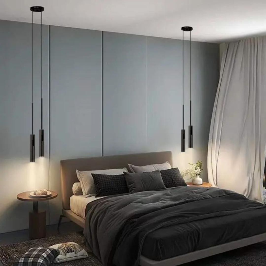 Elegant LED Pendant Lamp for Atmospheric Bedrooms – 15m² Noxord