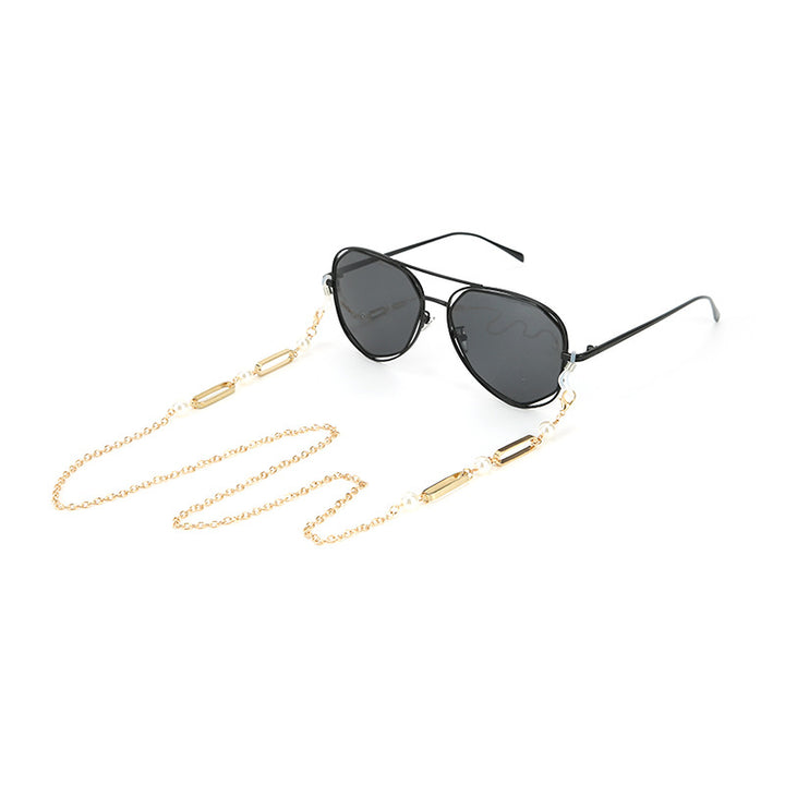 Elegant Gold-Linked Eyewear Chain Kalsten