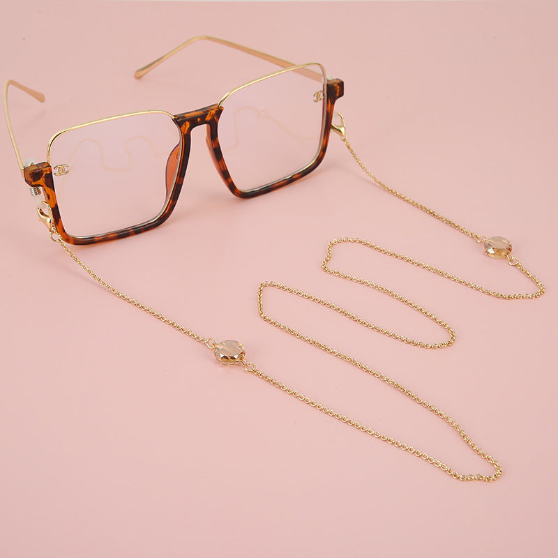 Adjustable Gold Beaded Eyewear Chain Kalsten