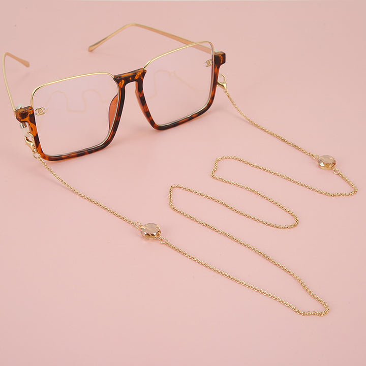 Adjustable Gold Beaded Eyewear Chain Kalsten