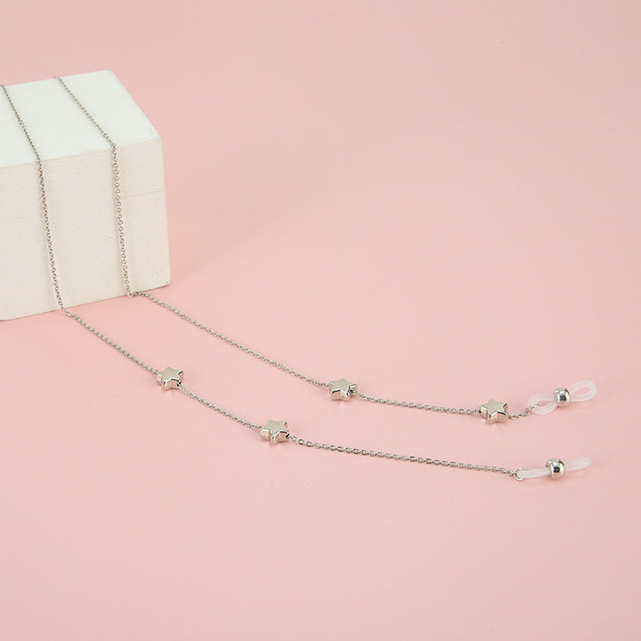 Adjustable Gold Beaded Eyewear Chain Kalsten