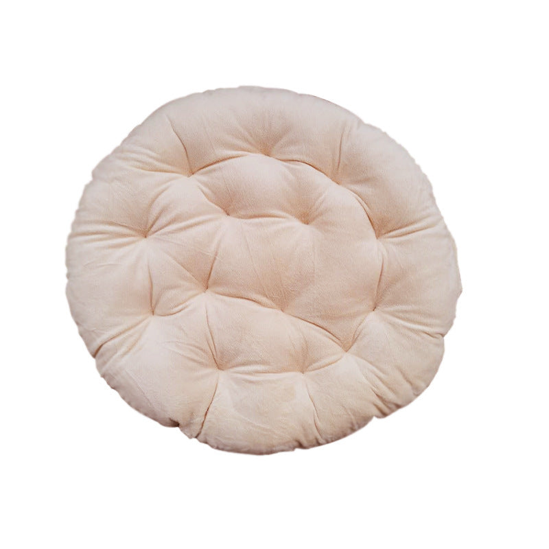 Cozy floor cushion in round design Kalsten