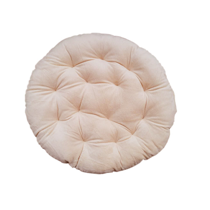 Cozy floor cushion in round design Kalsten