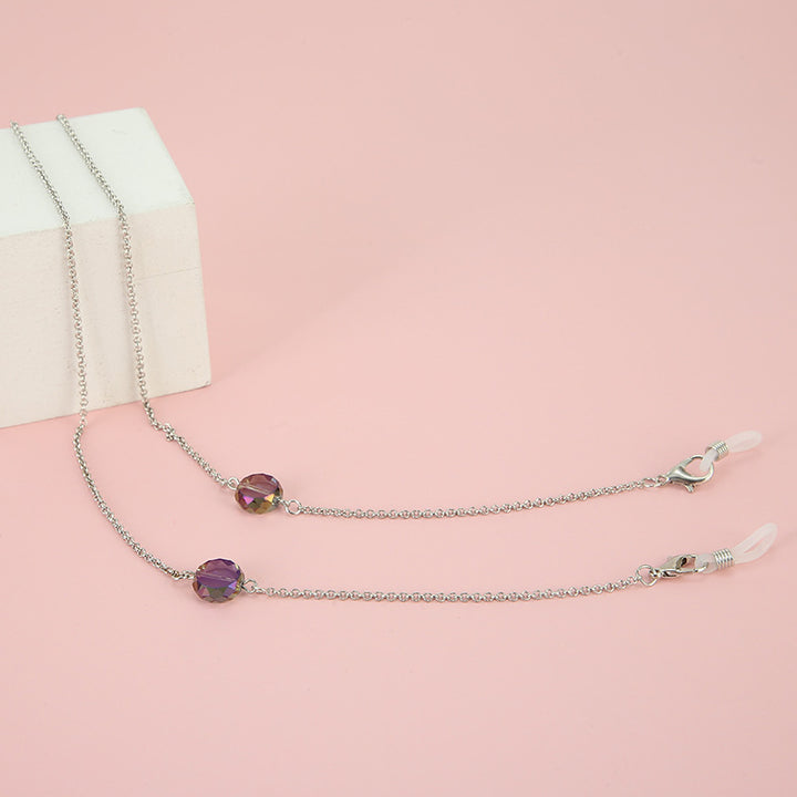 Adjustable Gold Beaded Eyewear Chain Kalsten