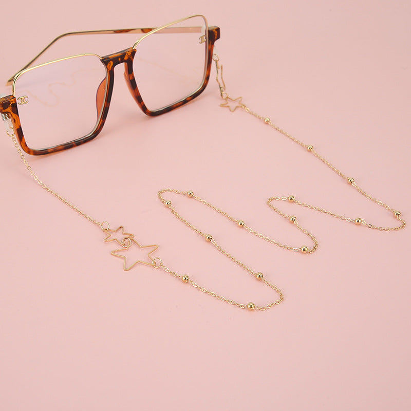 Star-Aligned Beaded Eyewear Chain Kalsten