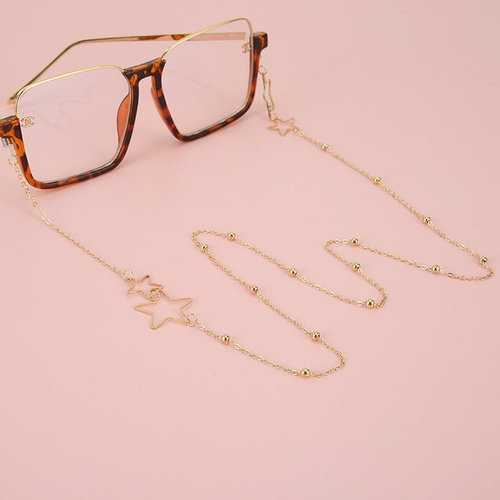 Star-Aligned Beaded Eyewear Chain Kalsten