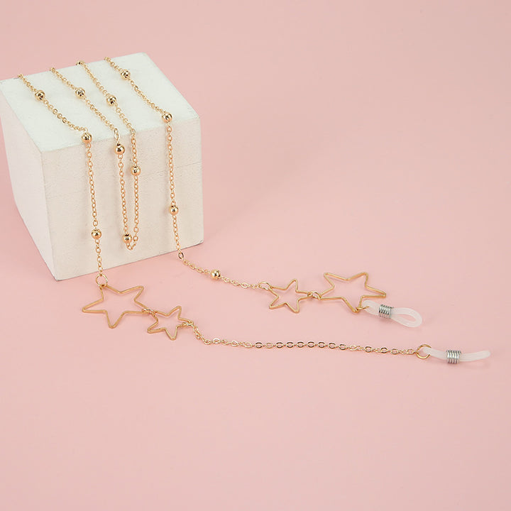 Star-Aligned Beaded Eyewear Chain Kalsten