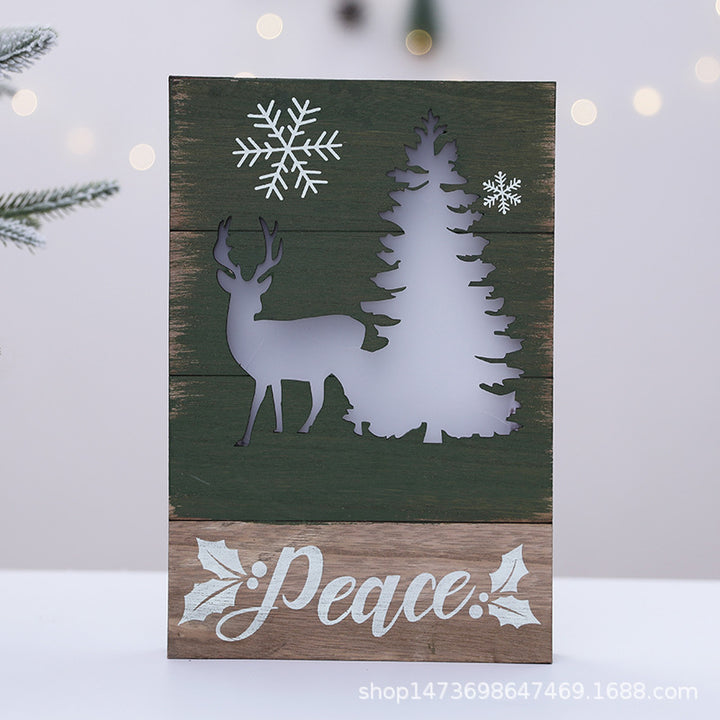 Decorative Wooden Holiday Sign