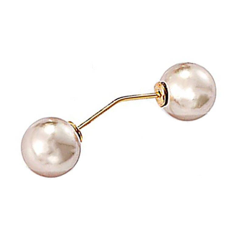 Modern Geometric Double Ball Brooch Kalsten
