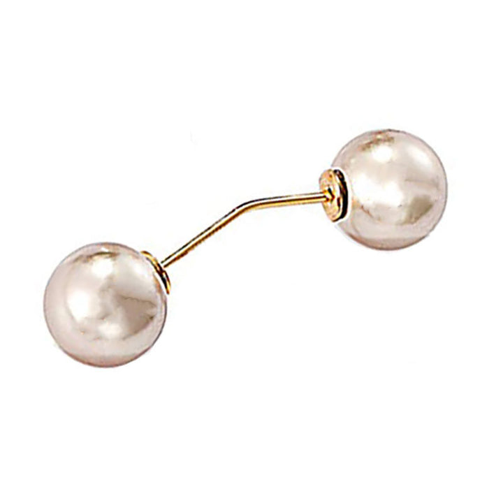 Modern Geometric Double Ball Brooch Kalsten
