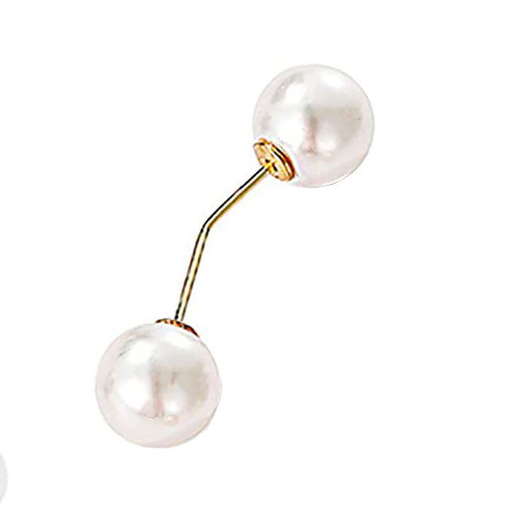 Modern Geometric Double Ball Brooch Kalsten