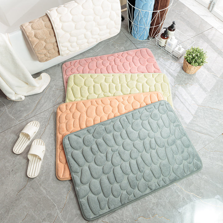 Luxury Soft Pebble Texture Bath Mat Kalsten