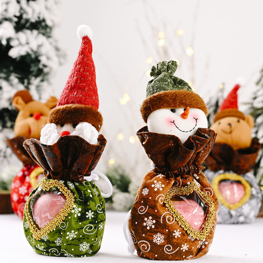 Cute Christmas figure with heart pouch Kalsten