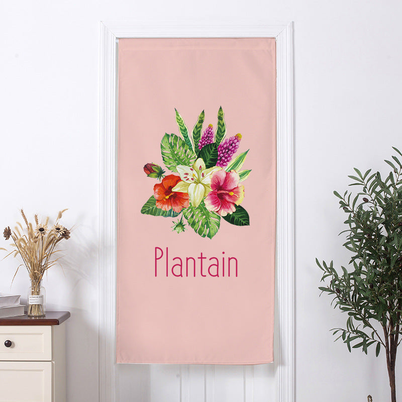 Decorative Watercolor Plant Wall Tapestry