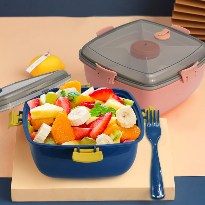 Multi-Sectional Meal Prep Container with Airtight Lids