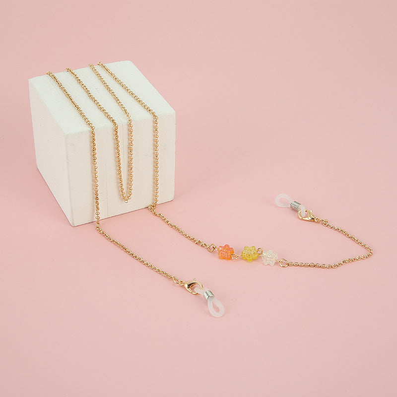 Elegant Gold-Linked Eyewear Chain Kalsten