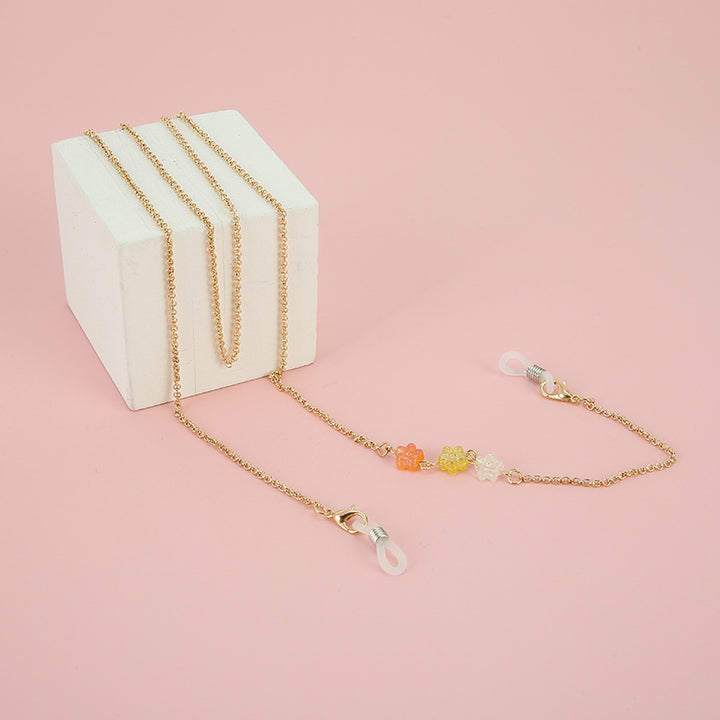 Elegant Gold-Linked Eyewear Chain Kalsten