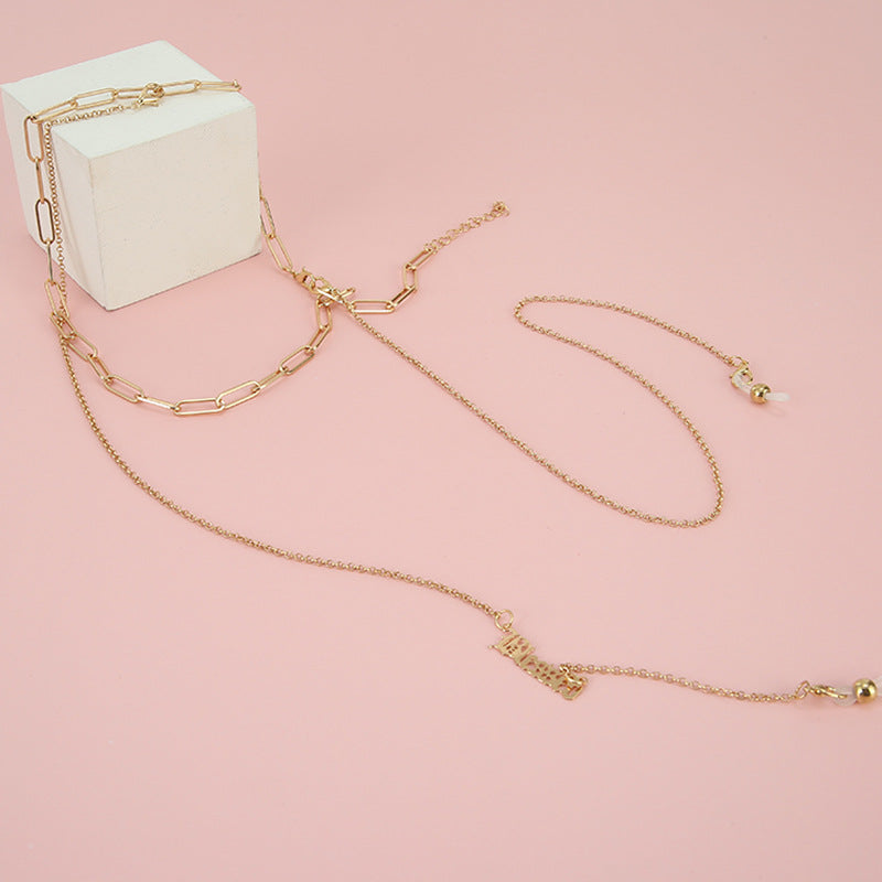 Fashionable Chain Eyewear Holder Kalsten