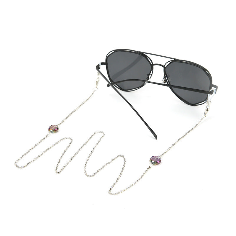 Adjustable Gold Beaded Eyewear Chain Kalsten