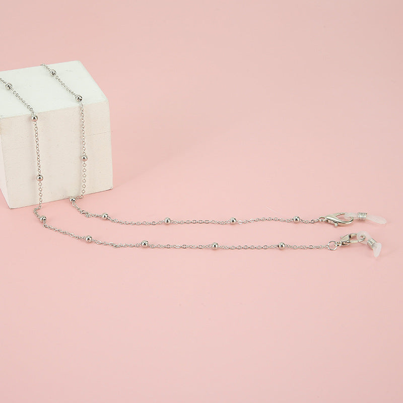 Adjustable Gold Beaded Eyewear Chain Kalsten