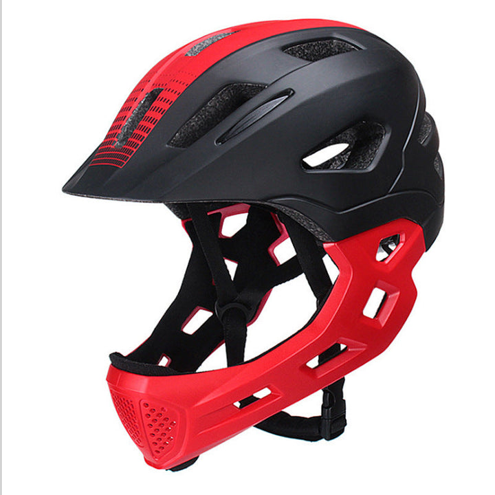 convertible mountain bike helmet with detachable chin guard and high-flow ventilation Kalsten