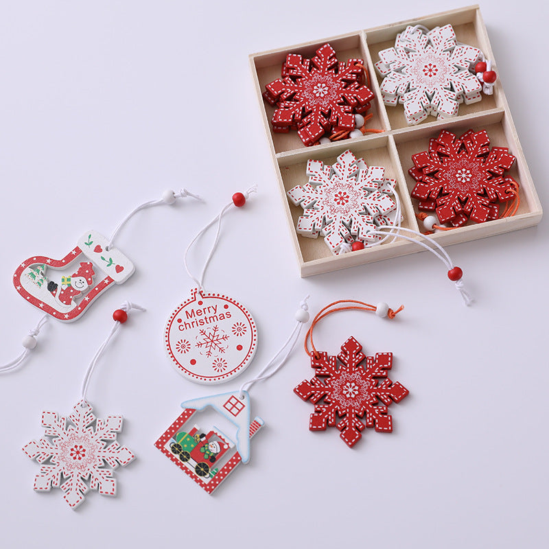 Christmas Themed Decorative Ornament Set