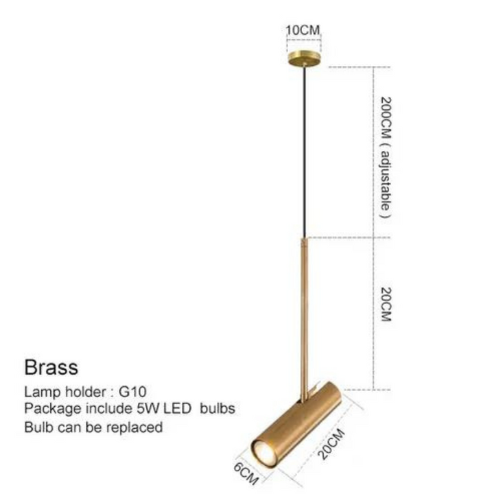 Elegant LED Pendant Lamp for Atmospheric Bedrooms – 15m² Noxord