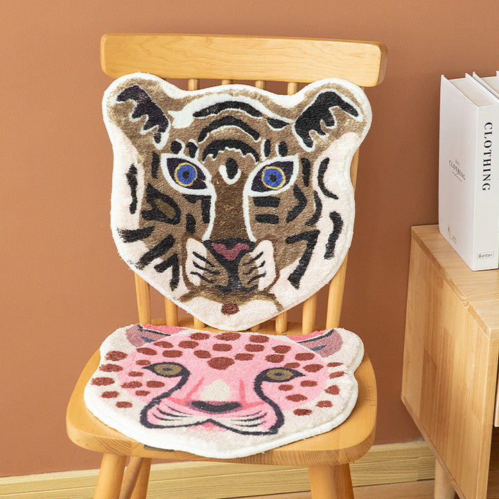 Round microfiber coasters with cute animal motifs and non-slip backing Kalsten