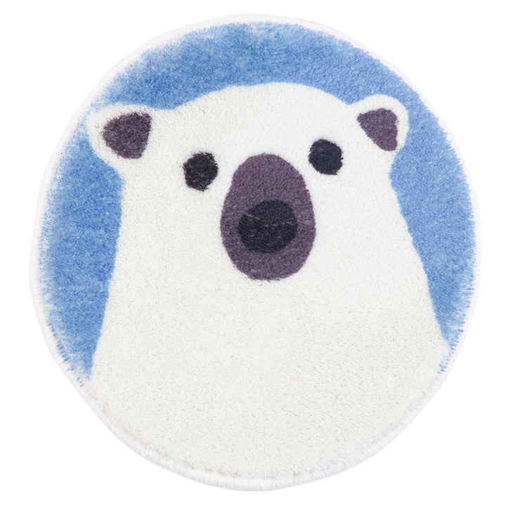 Round microfiber coasters with cute animal motifs and non-slip backing Kalsten