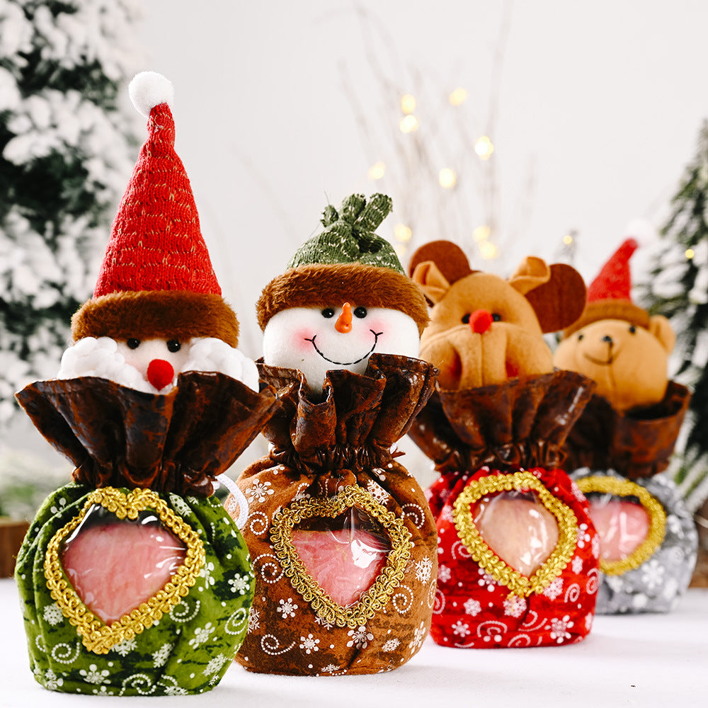 Cute Christmas figure with heart pouch Kalsten