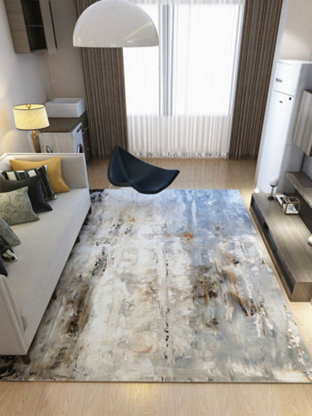 Marble-Patterned Area Rug Kalsten
