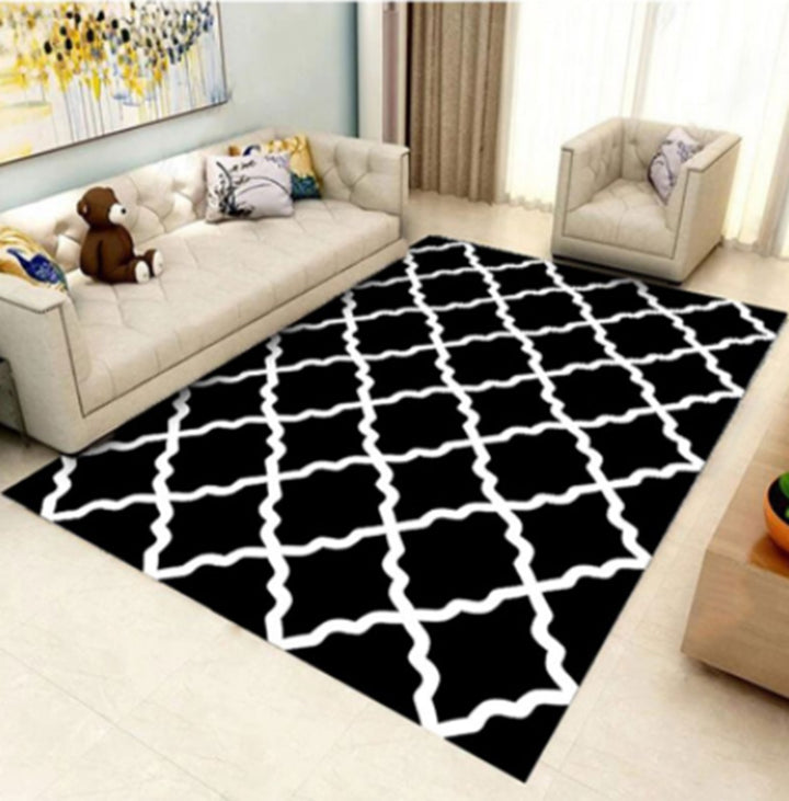 Marble-Patterned Area Rug Kalsten