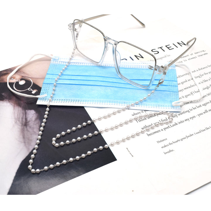 Elegant Double-Strand Pearl Eyewear Chain Kalsten