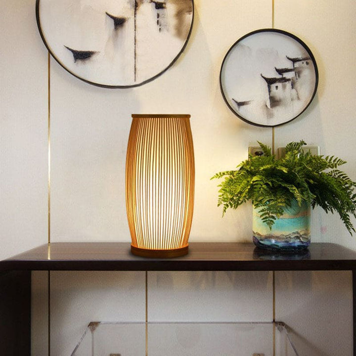 Bamboo Bright - Atmospheric Table Lamp made of Bamboo Noxord