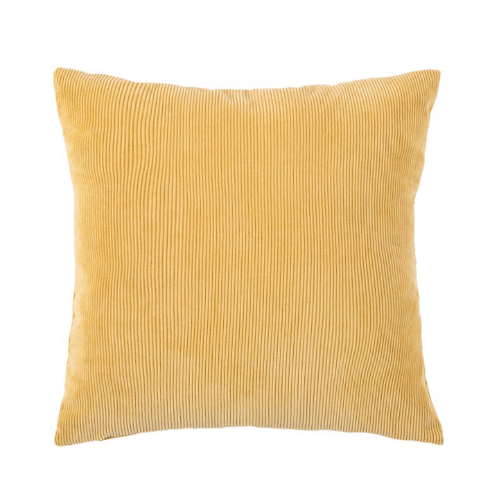 Cord decorative cushion cover with fine ribbed structure and concealed zipper Kalsten