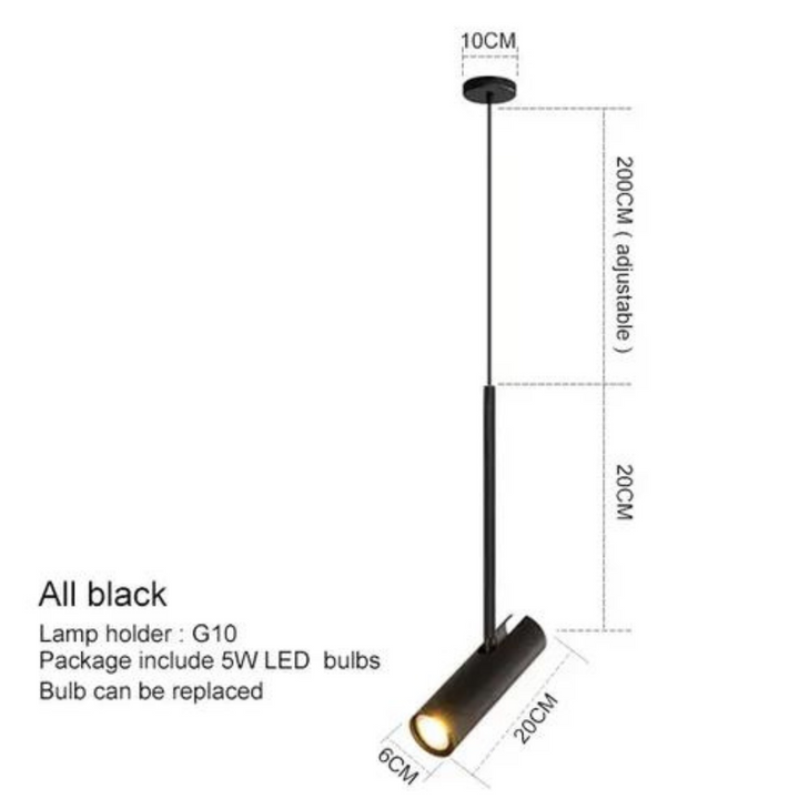 Elegant LED Pendant Lamp for Atmospheric Bedrooms – 15m² Noxord