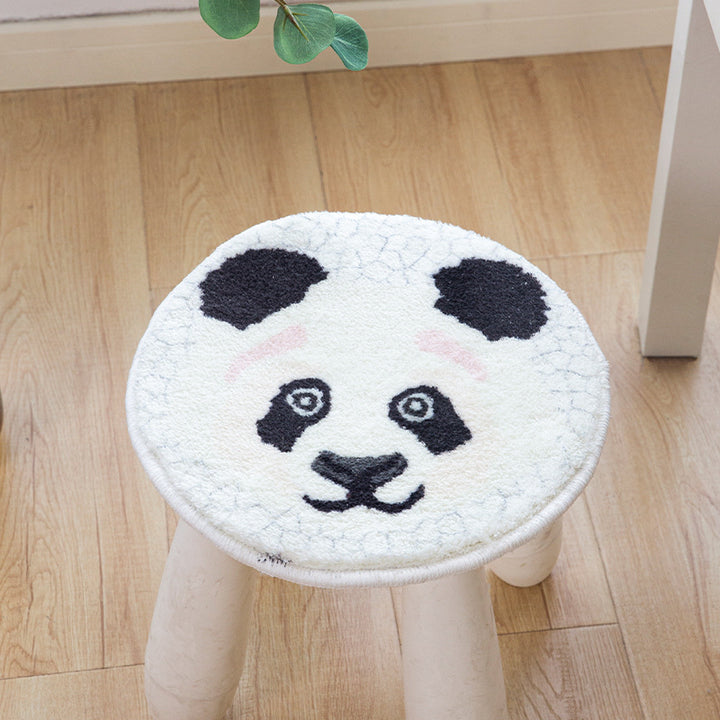 Round microfiber coasters with cute animal motifs and non-slip backing Kalsten