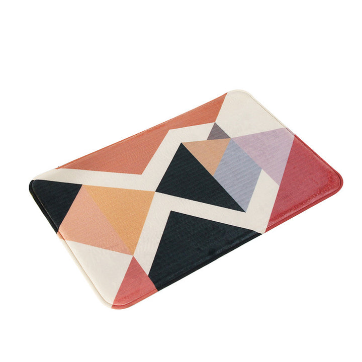 Contemporary Striped Bathroom Mat Kalsten