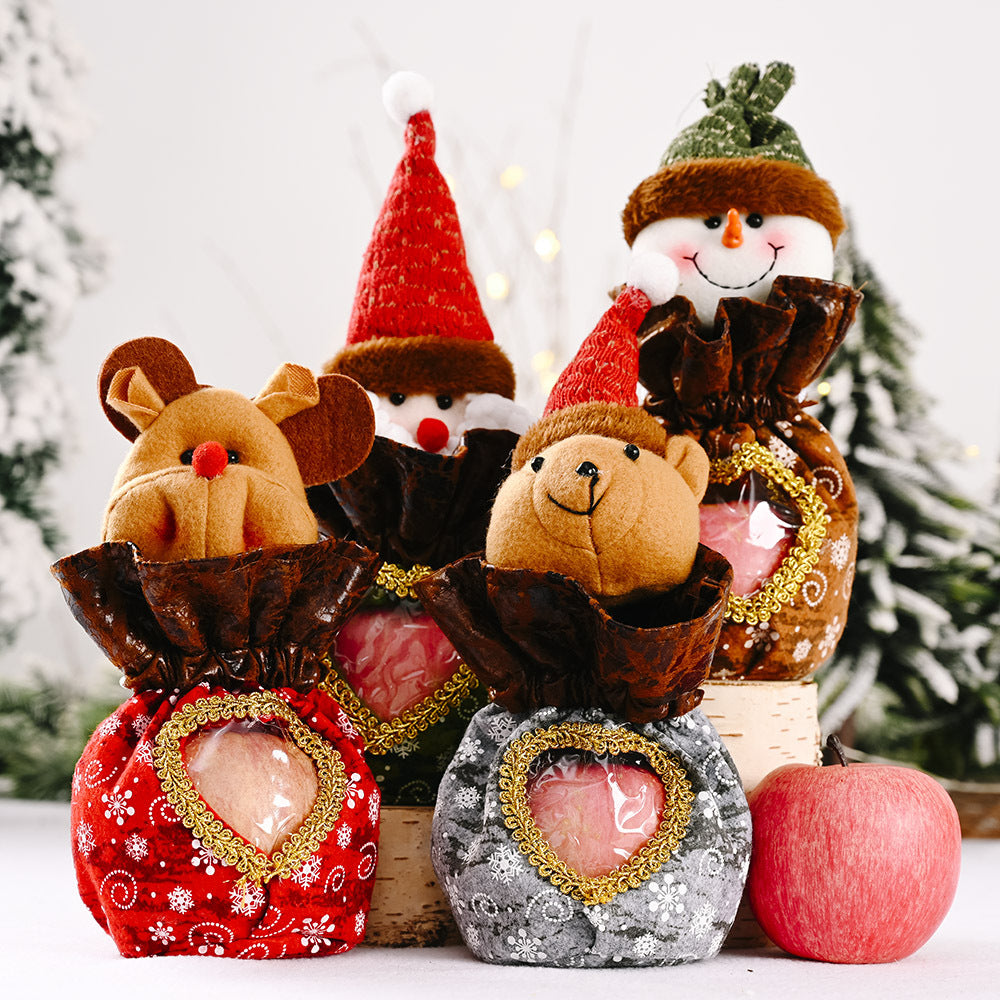 Cute Christmas figure with heart pouch Kalsten