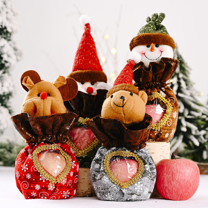 Cute Christmas figure with heart pouch Kalsten