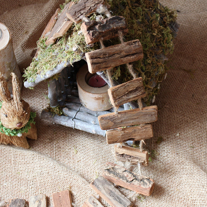 Decorative wall hanging made of natural material Kalsten