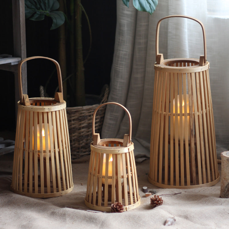 Handcrafted wooden lantern Kalsten