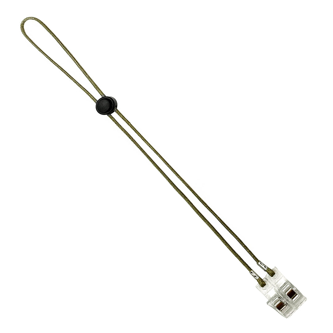 Adjustable Eyewear Retainer with Locking Clips Kalsten