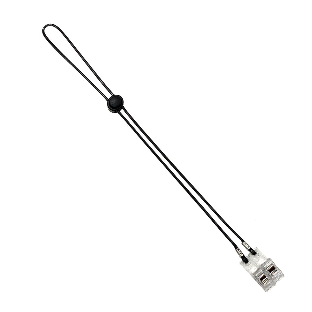 Adjustable Eyewear Retainer with Locking Clips Kalsten