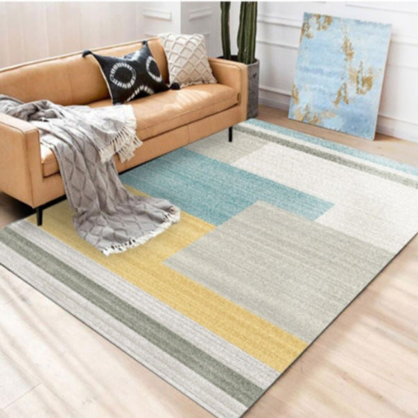 Marble-Patterned Area Rug Kalsten