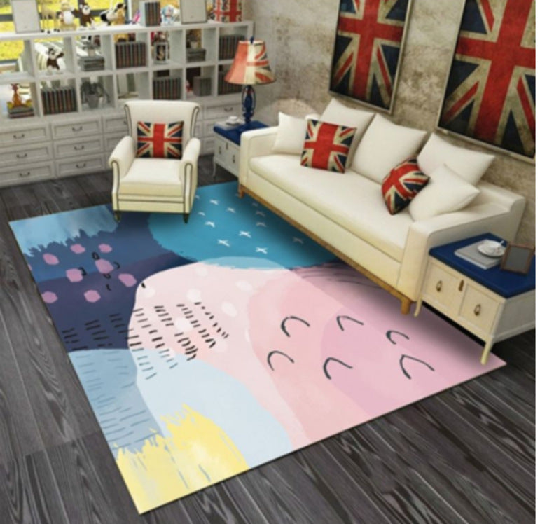 Marble-Patterned Area Rug Kalsten