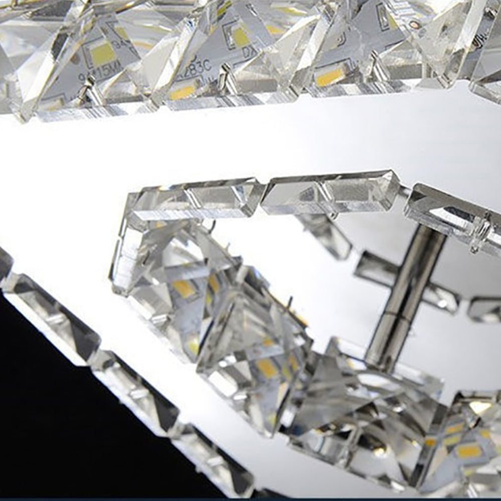 Crystal LED Recessed Ceiling Lamp Noxord