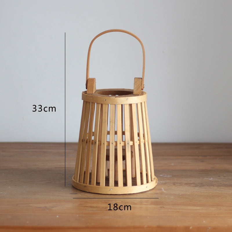 Handcrafted wooden lantern Kalsten