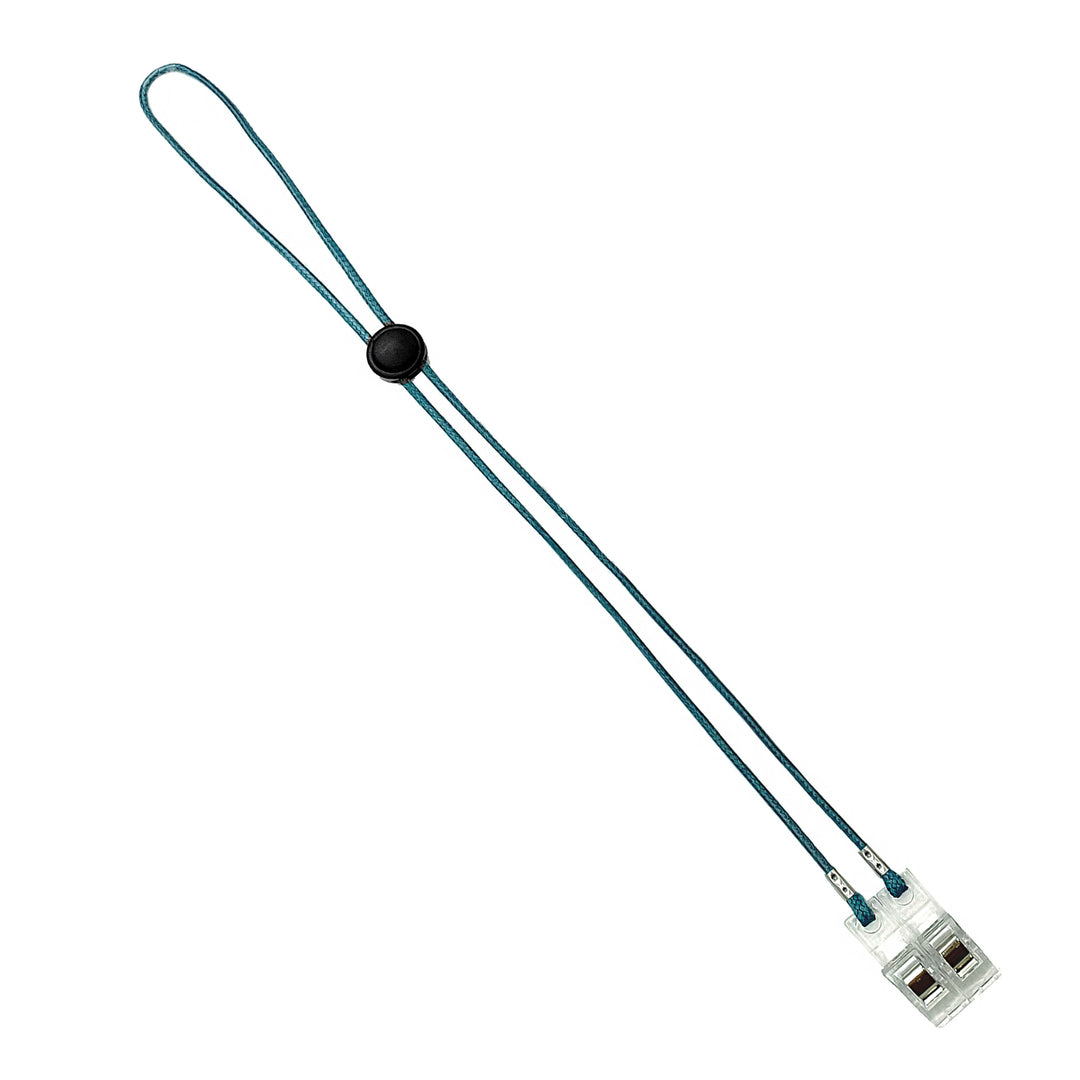 Adjustable Eyewear Retainer with Locking Clips Kalsten