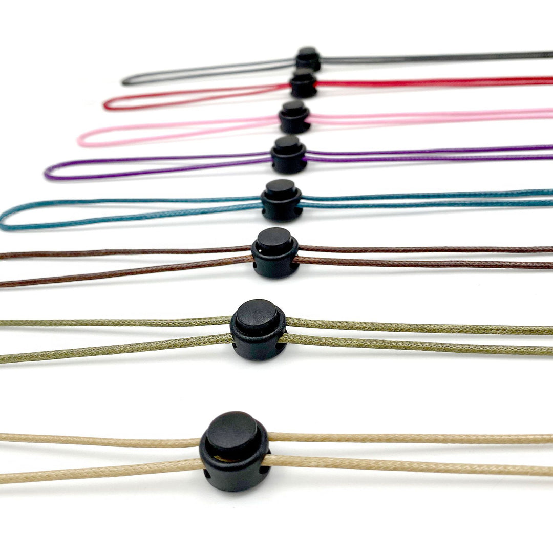Adjustable Eyewear Retainer with Locking Clips Kalsten